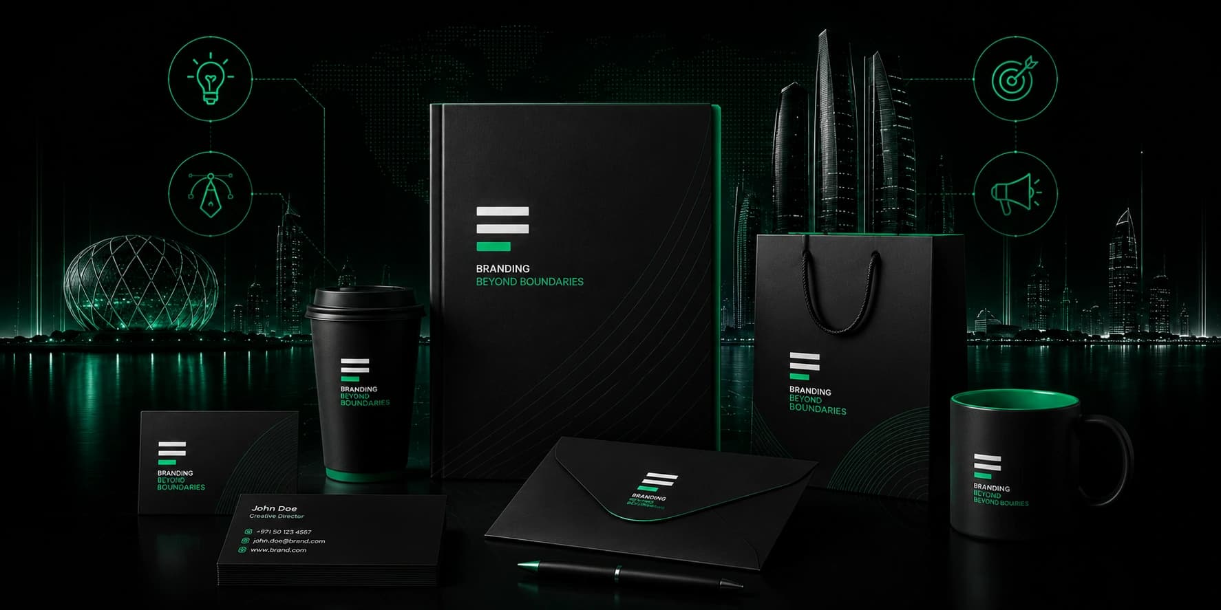 Corporate Branding Services in Abu Dhabi | Black or White Concepts